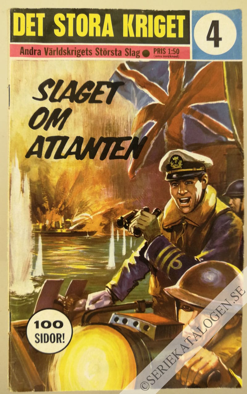 Framsida på Det stora kriget Slaget om Atlanten (1966)