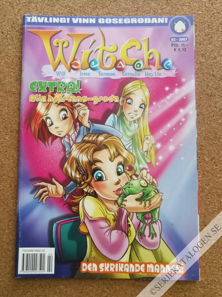 Framsida på W.i.t.c.h. #2 - Den skrikande mannnen (2007)