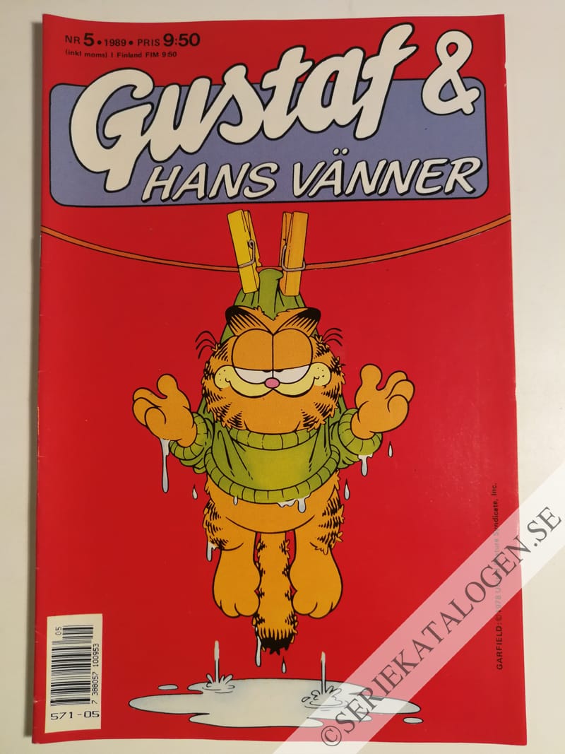Framsida på Gustaf #5 (1989)