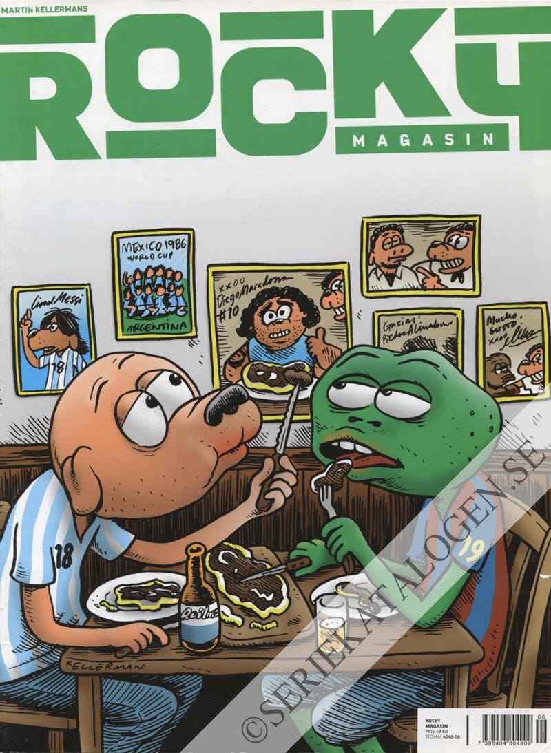 Framsida på Martin Kellermans Rocky #6 (2009)