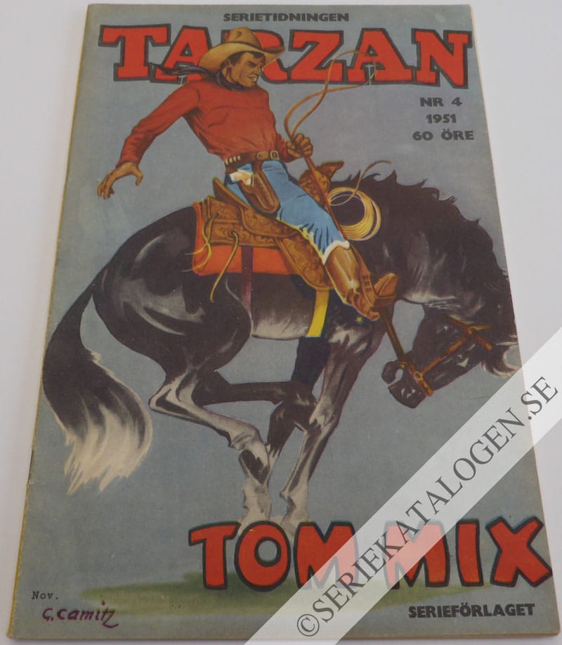 Framsida på Tarzan #4 (1951)