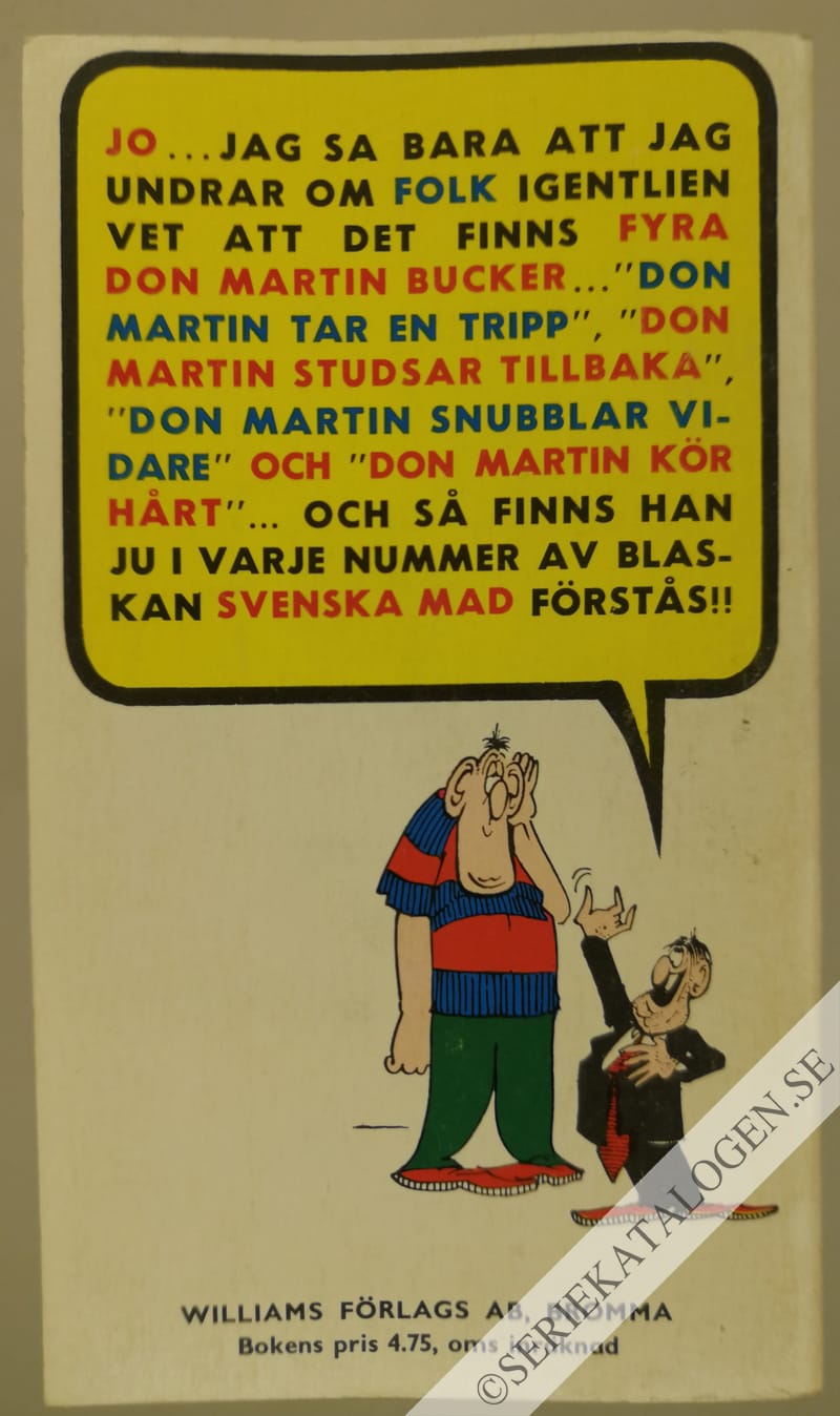 Baksida på Voodoo MAD (1967)