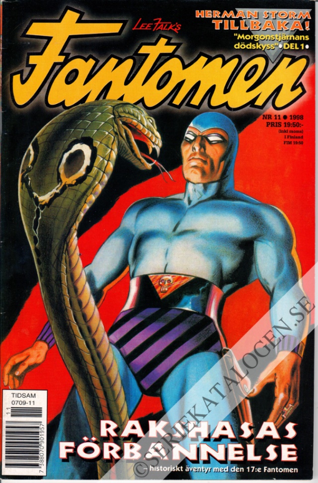 Framsida på Fantomen #11 (1998)