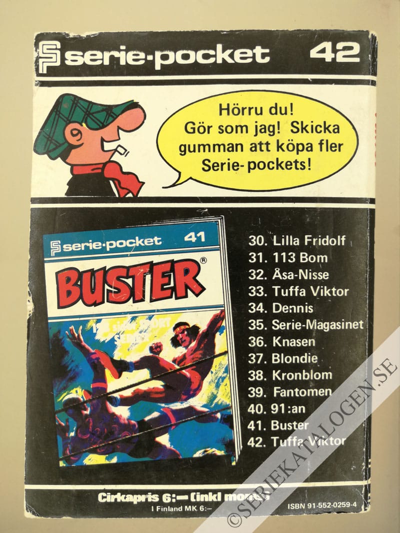Baksida på Tuffa Viktor (1976)