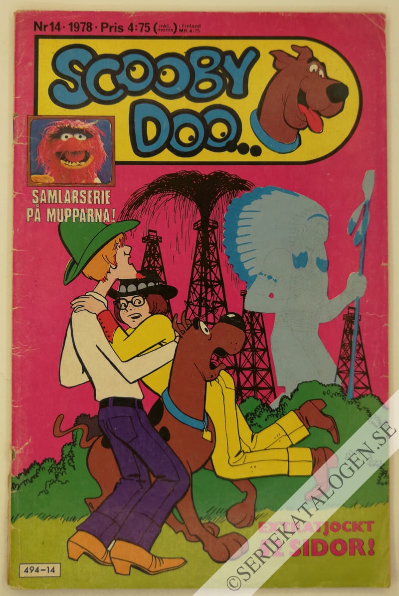 Framsida på Scooby Doo #14 (1978)