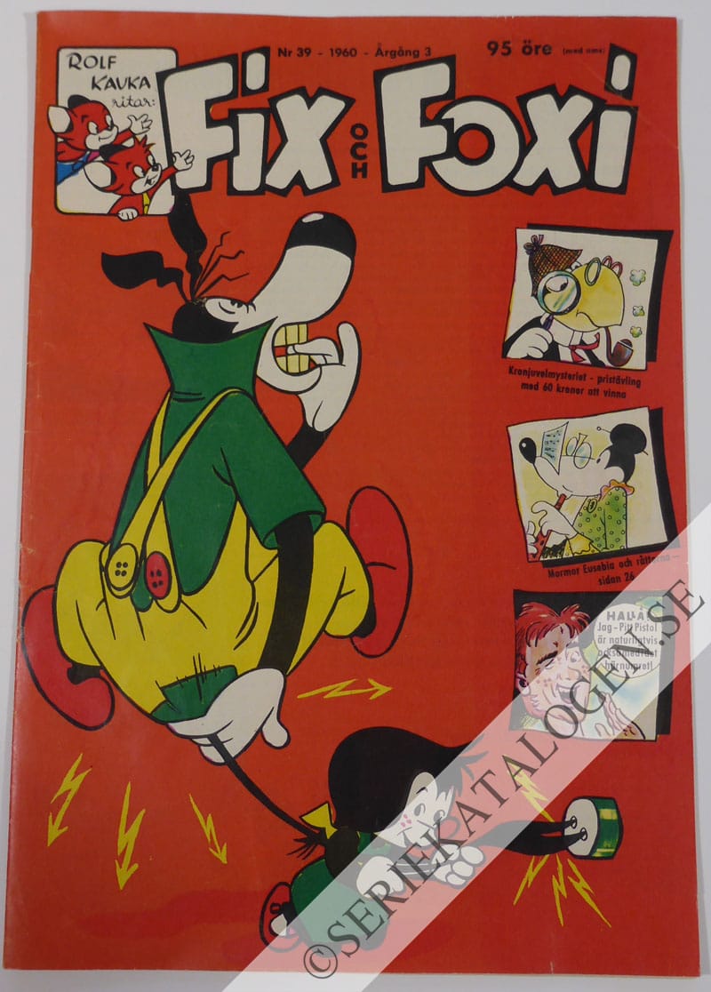 Framsida på Fix och Foxi #39 (1960)