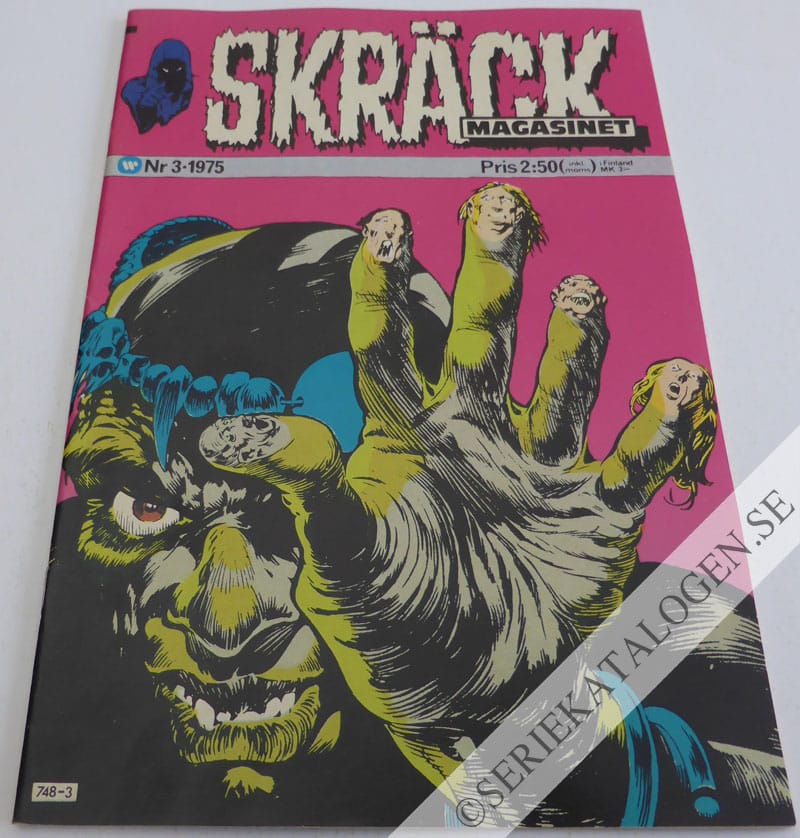 Framsida på Skräckmagasinet #3 (1975)