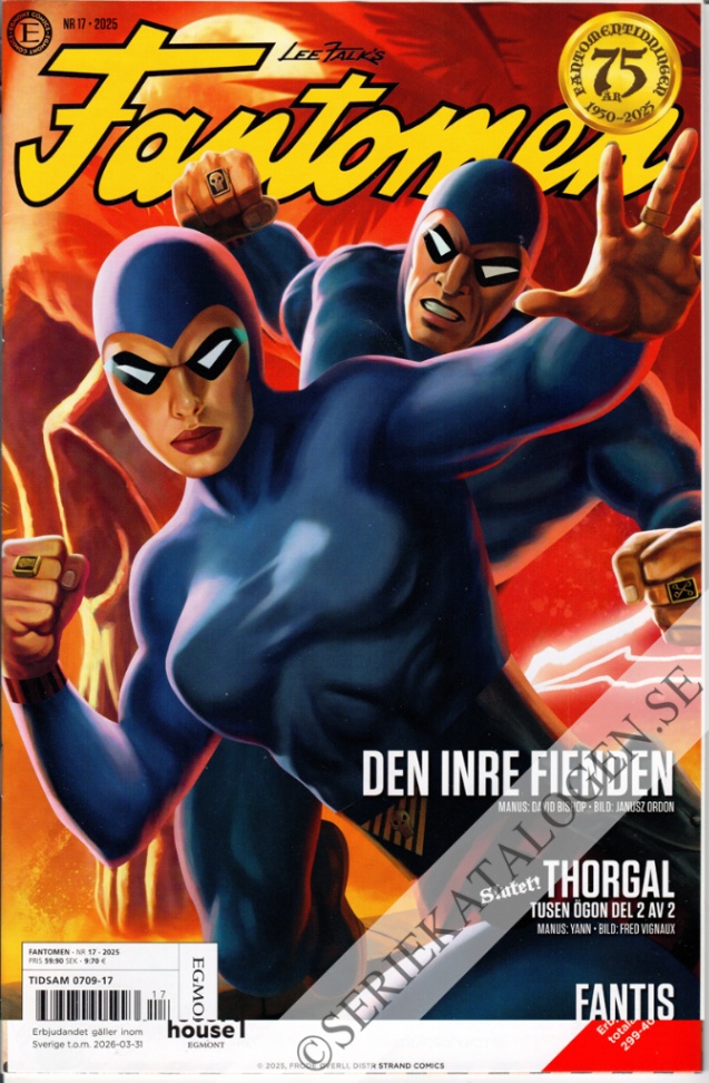 Framsida på Fantomen #17 (2025)