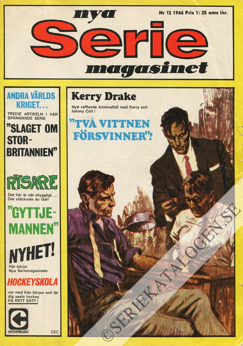 Framsida på Seriemagasinet #13 (1966)