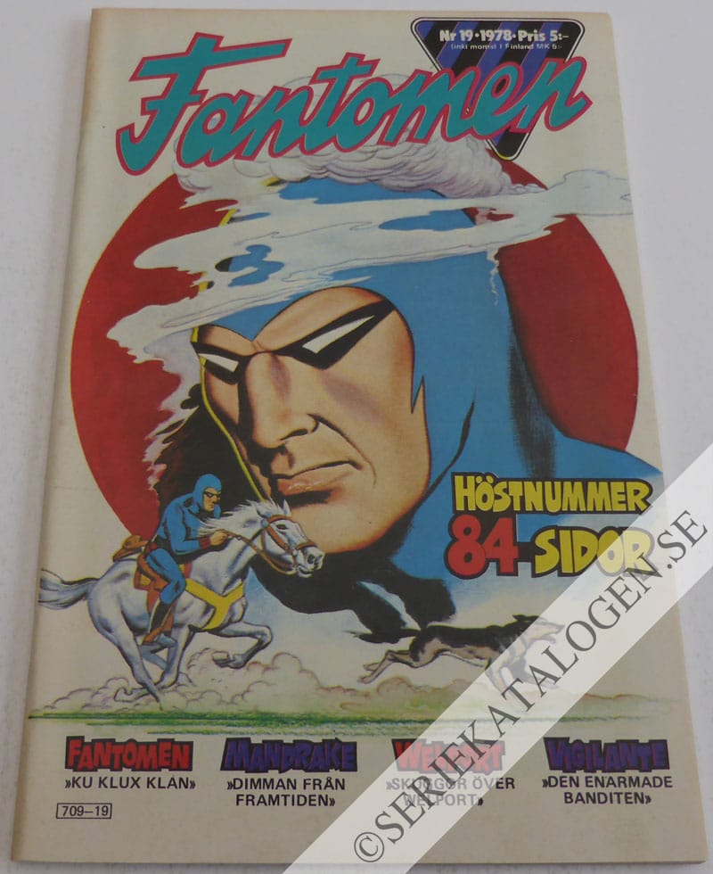 Framsida på Fantomen #19 (1978)