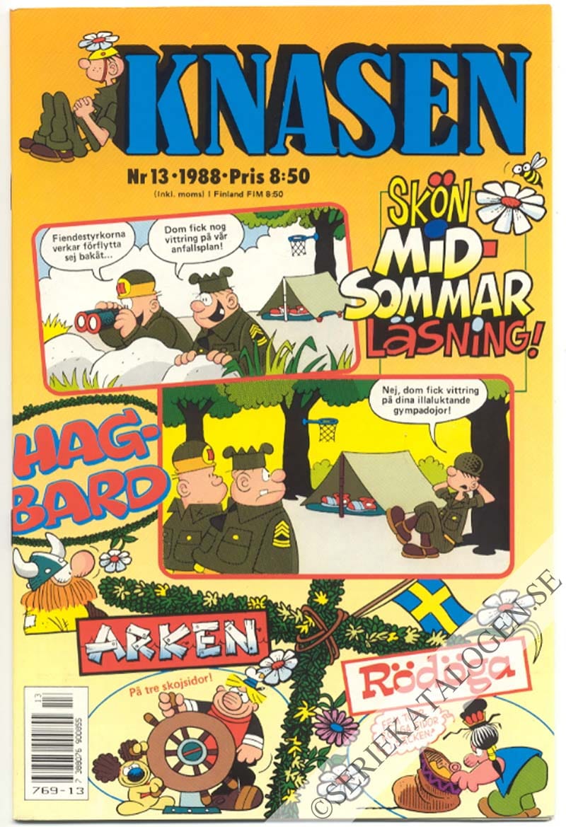 Framsida på Knasen #13 (1988)