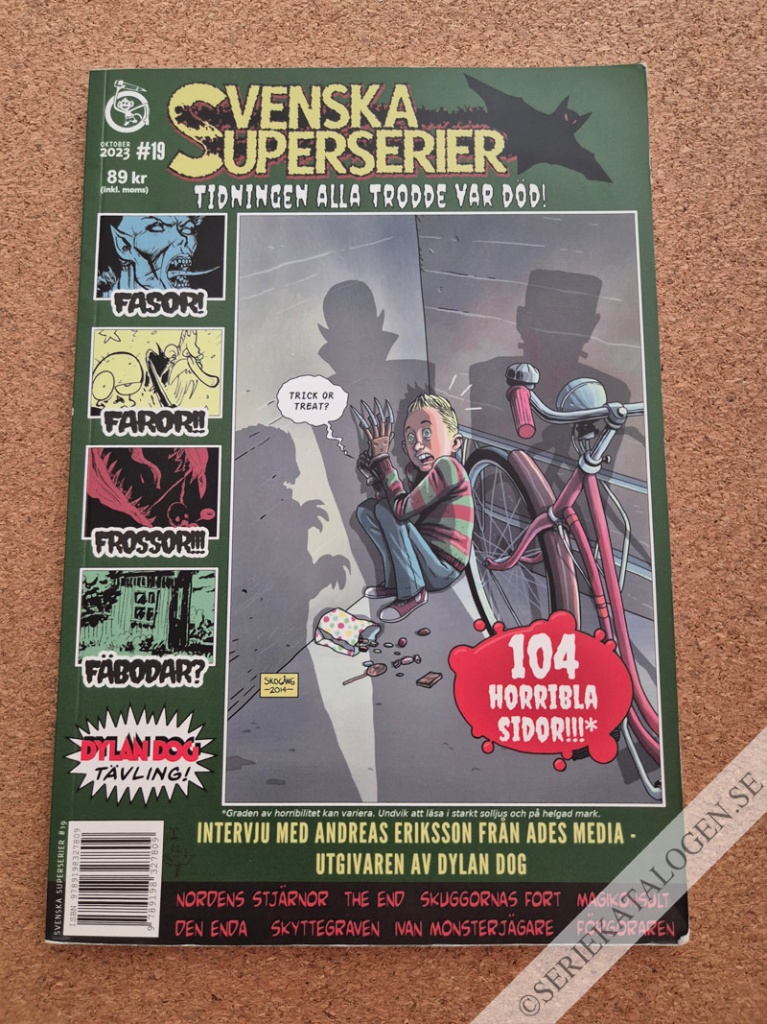 Framsida på Svenska superserier #19 (2023)