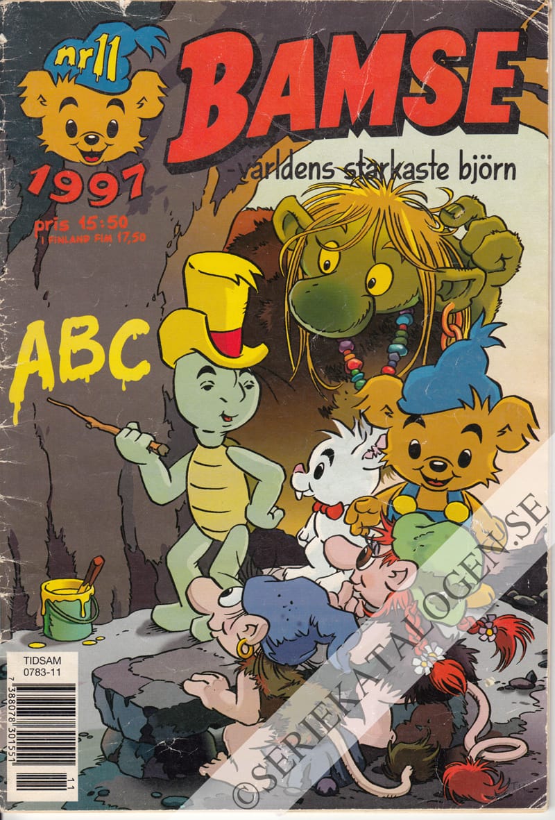 Framsida på Bamse #11 (1997)