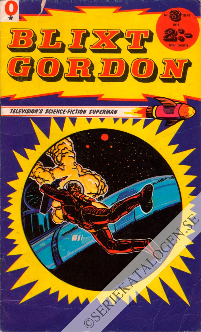 Framsida på Blixt Gordon #3 (1974)