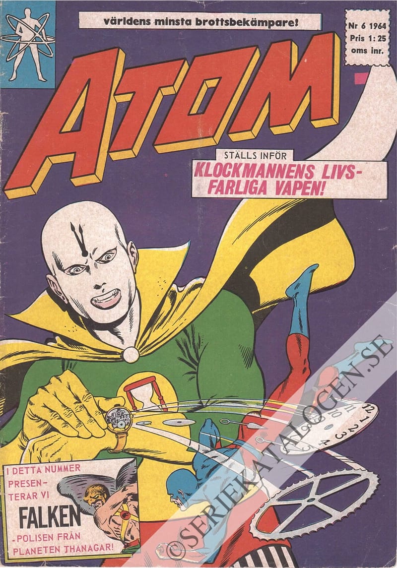 Framsida på Atom #6 (1964)