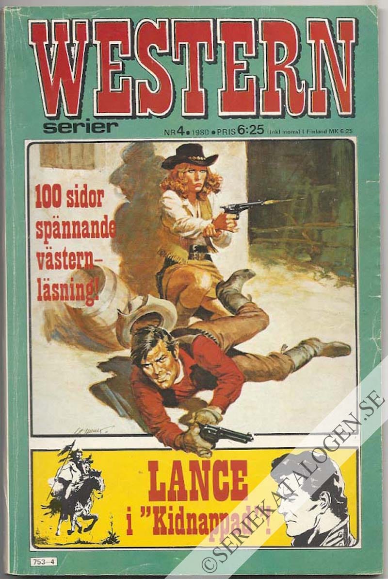 Framsida på Westernserier #4 (1980)