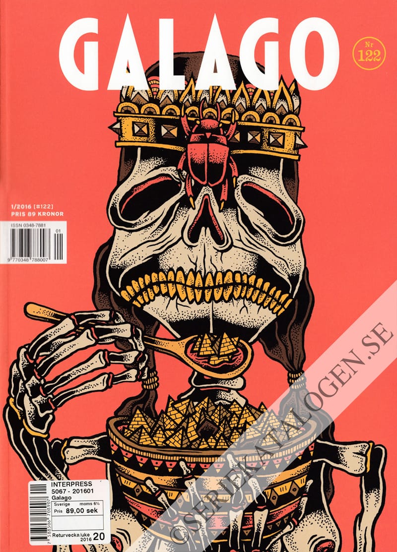 Framsida på Galago #1 (2016)