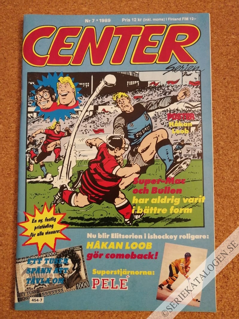 Framsida på Centerserien #7 (1989)