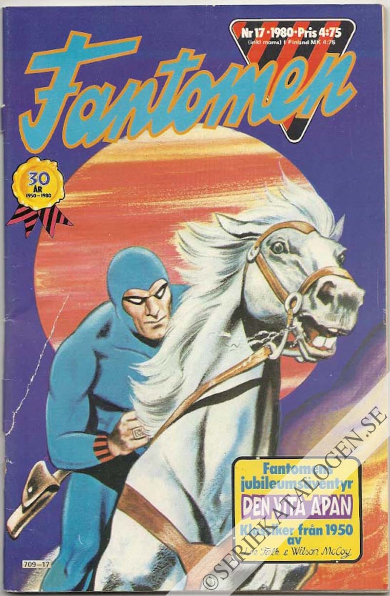 Framsida på Fantomen #17 (1980)