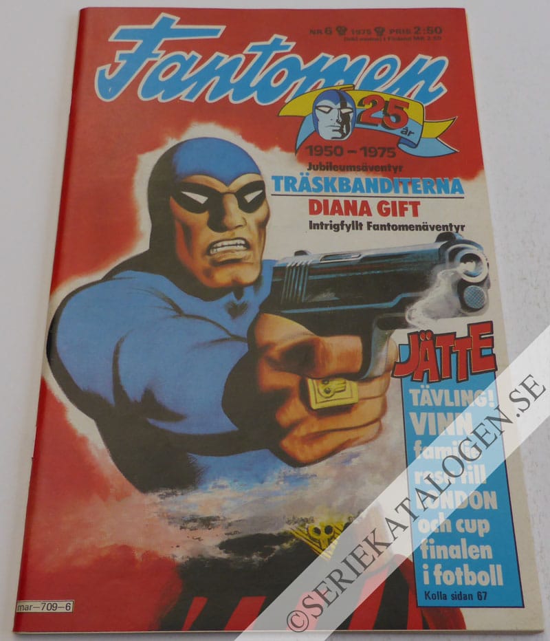 Framsida på Fantomen #6 (1975)