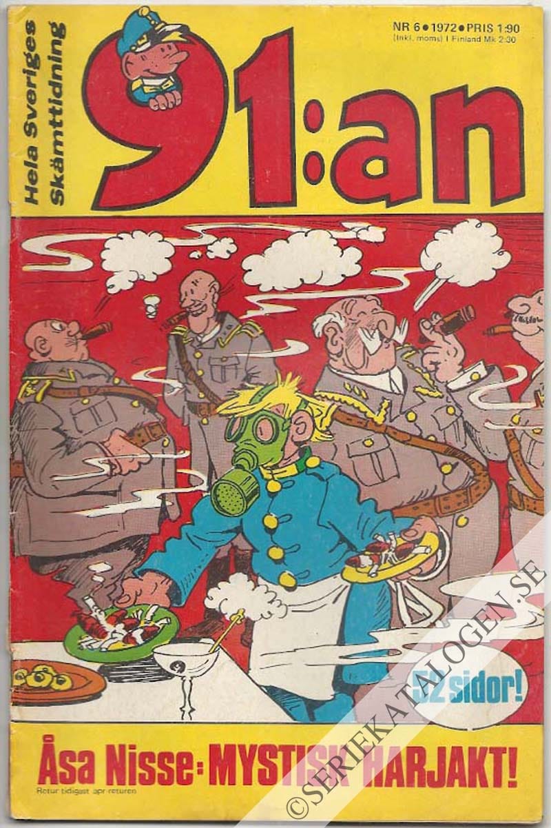Framsida på 91:an #6 (1972)