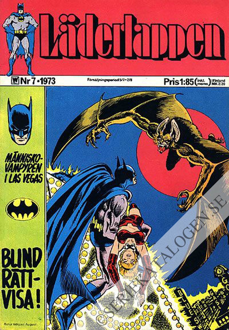 Framsida på Läderlappen och Robin #7 (1973)