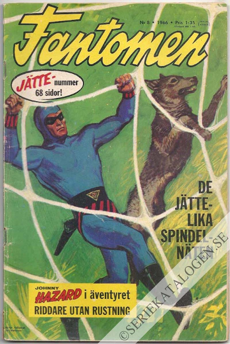 Framsida på Fantomen #8 (1966)