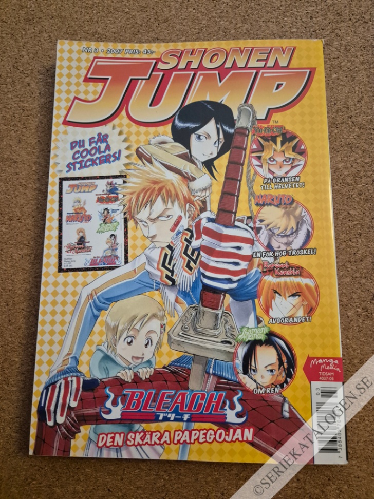 Framsida på Shonen jump #3 (2007)