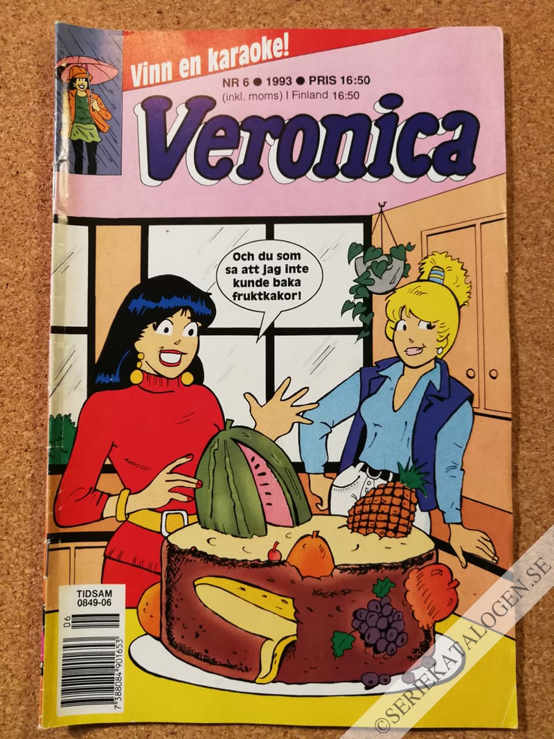 Framsida på Veronica #6 (1993)