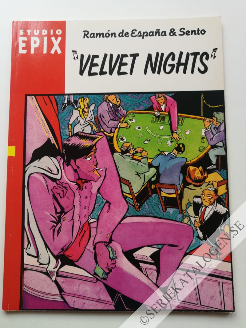 Framsida på Studio Epix Velvet nights (1987)