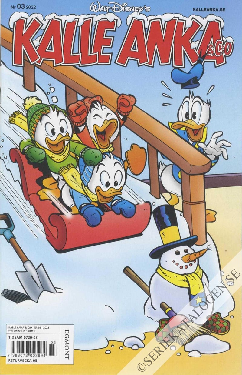 Framsida på Kalle Anka & C:o #3 (2022)