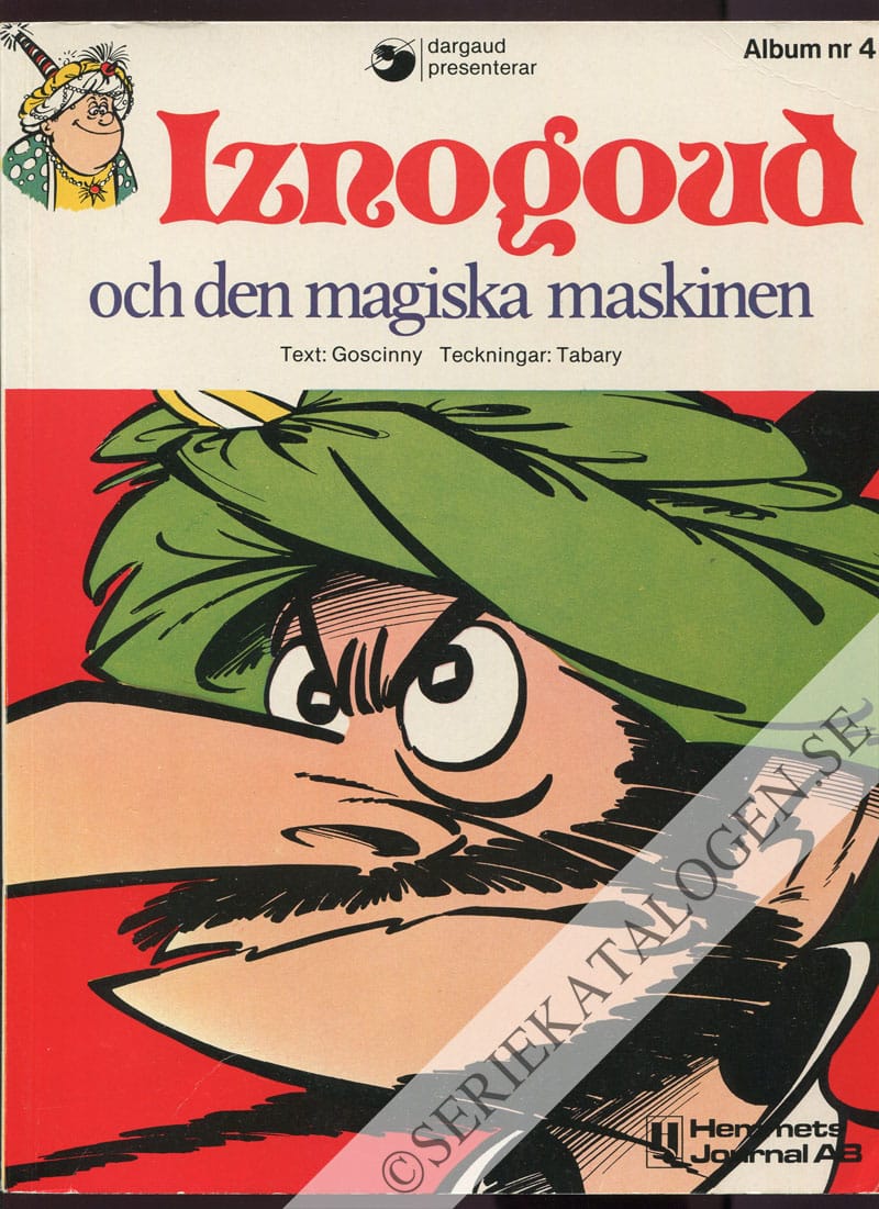 Framsida på Iznogoud Iznogoud och den magiska maskinen (1978)