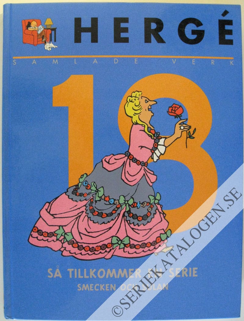 Framsida på Hergé - samlade verk #18 (2000)