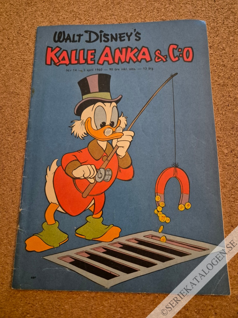 Framsida på Kalle Anka & C:o #14 (1960)