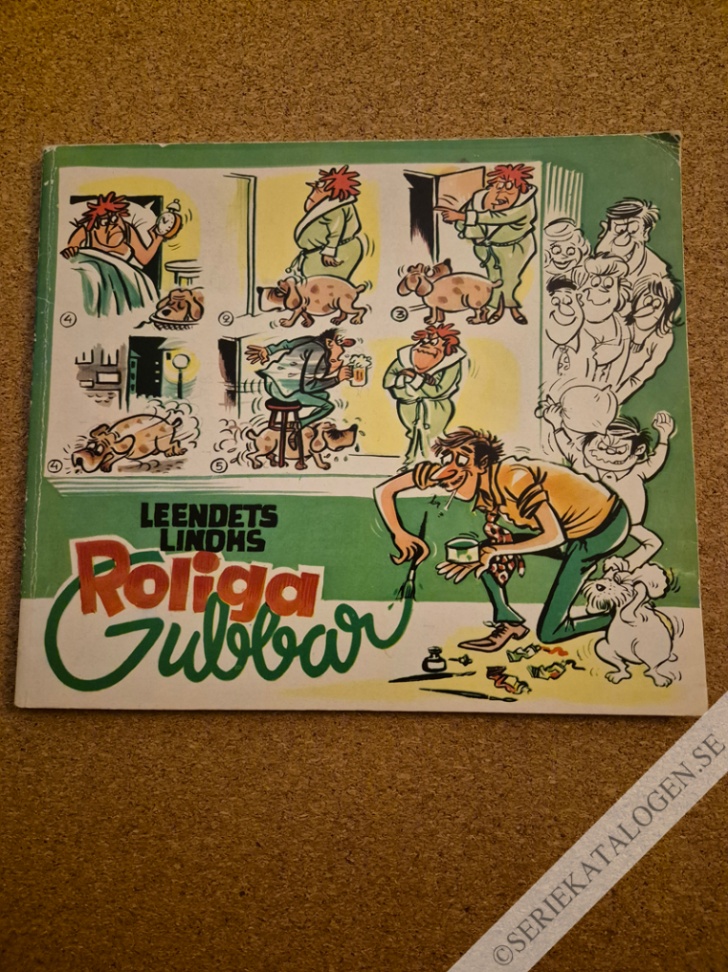 Framsida på Leendets Lindhs roliga gubbar # (1974)