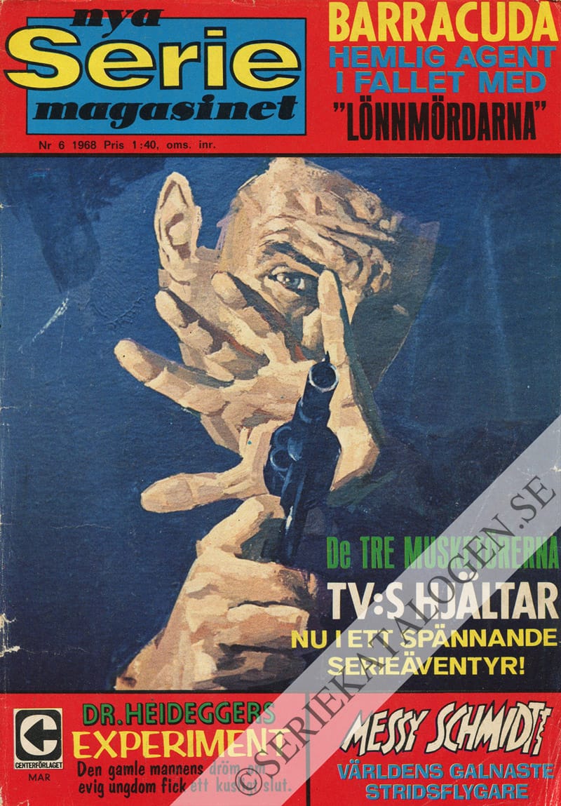 Framsida på Seriemagasinet #6 (1968)