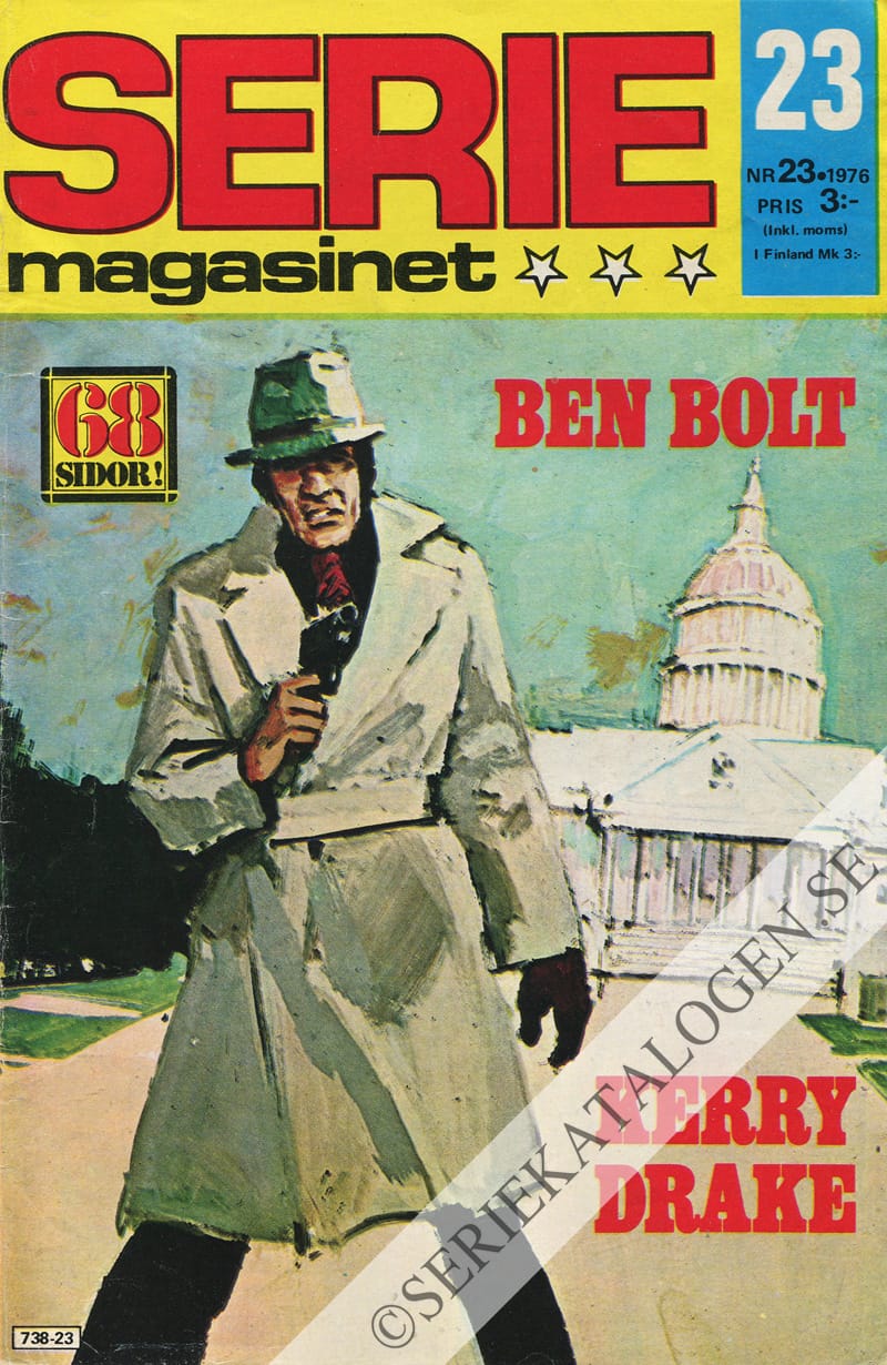 Framsida på Seriemagasinet #23 (1976)