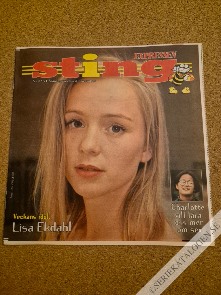 Framsida på Sting-Expressen #8 (1994)