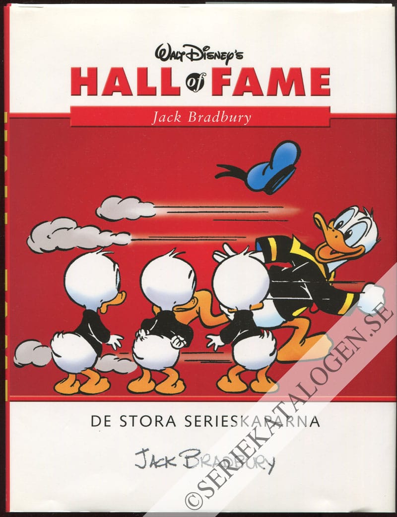 Framsida på Walt Disney's Hall of fame - De stora serieskaparna Jack Bradbury (2007)