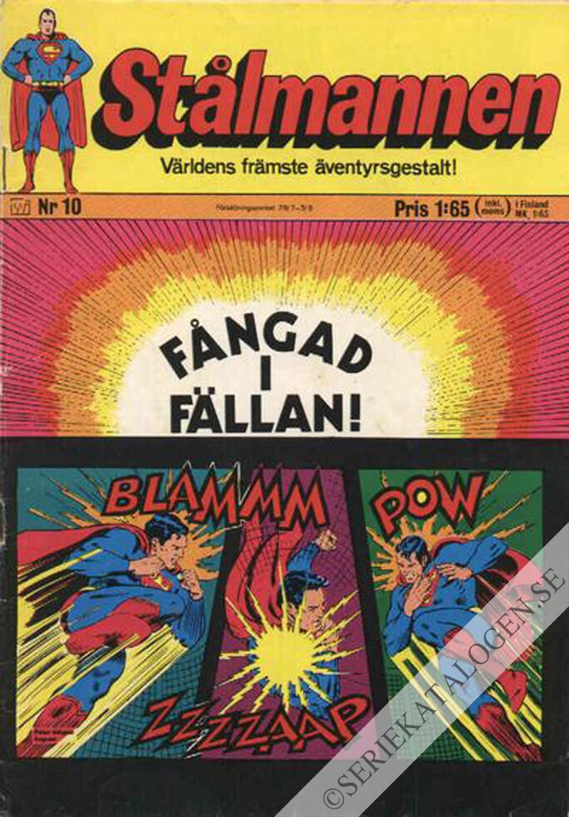 Framsida på Stålmannen #10 (1971)