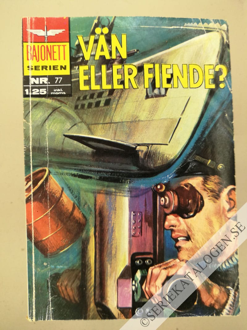 Framsida på Bajonettserien Vän eller fiende? (1971)
