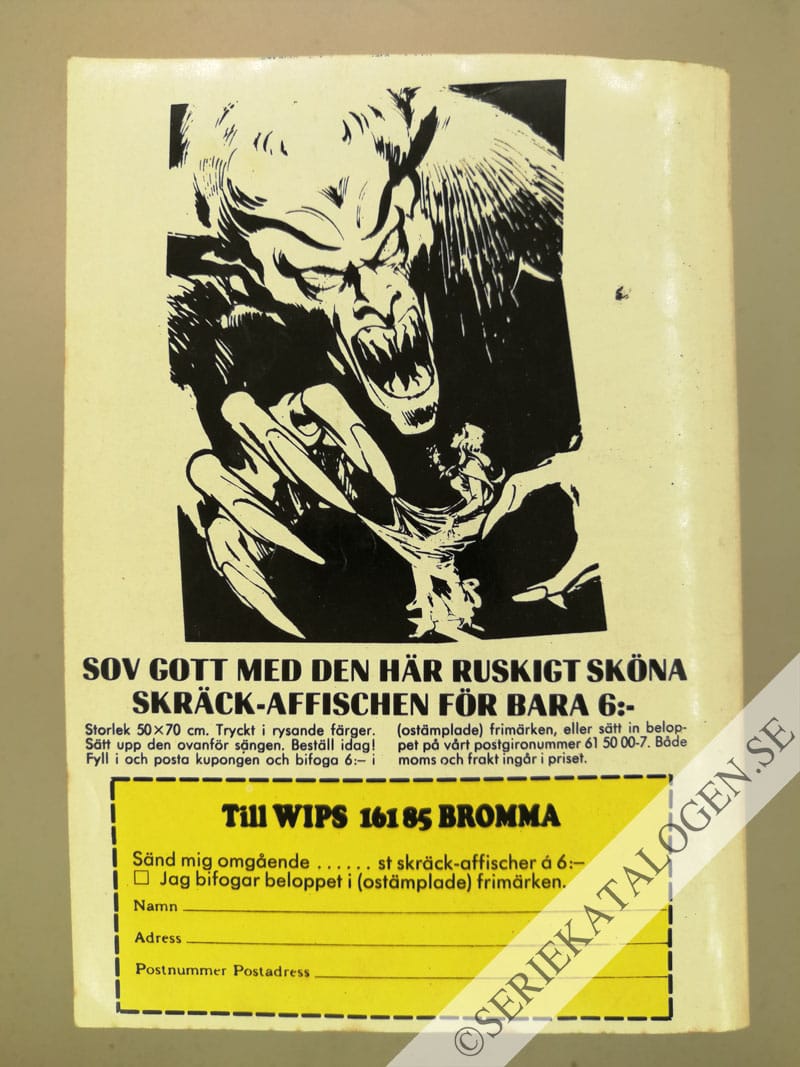 Baksida på Stridsbytet (1973)