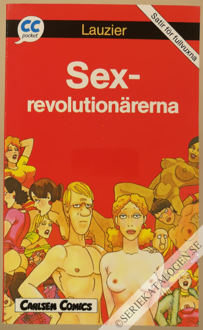 Framsida på CC pocket Vuxenserier 1: Sexrevolutionärerna (1990)