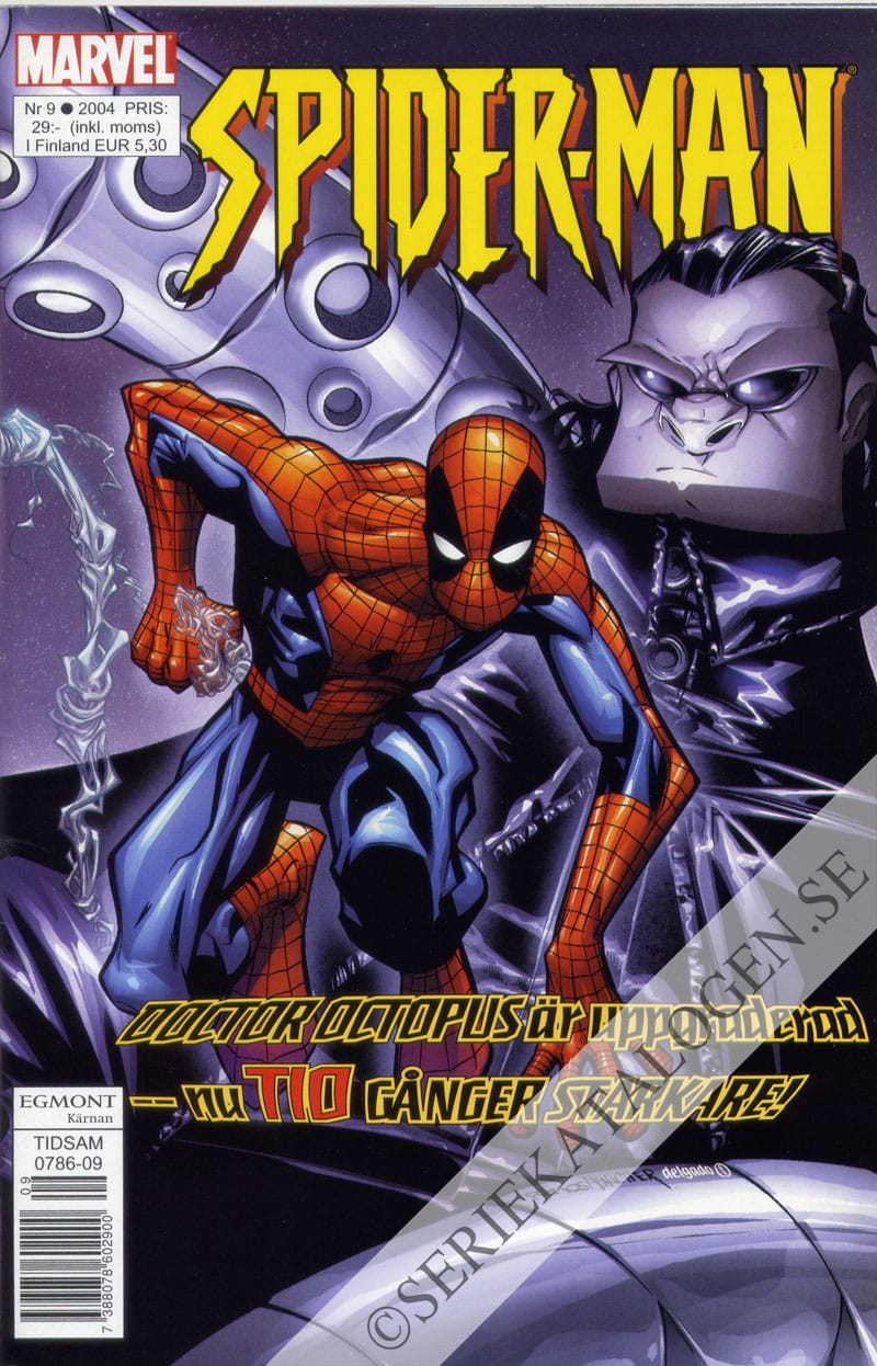 Framsida på Spider-Man #9 (2004)