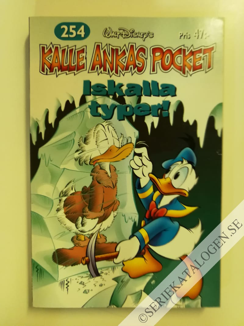 Framsida på Kalle Ankas pocket #254 - Iskalla typer! (2001)