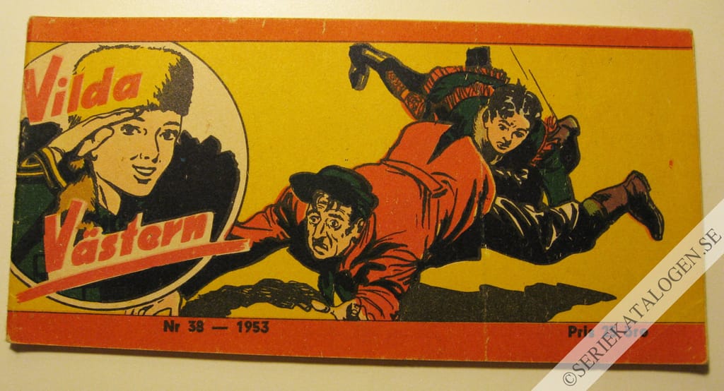 Framsida på Vilda Västern #38 (1953)