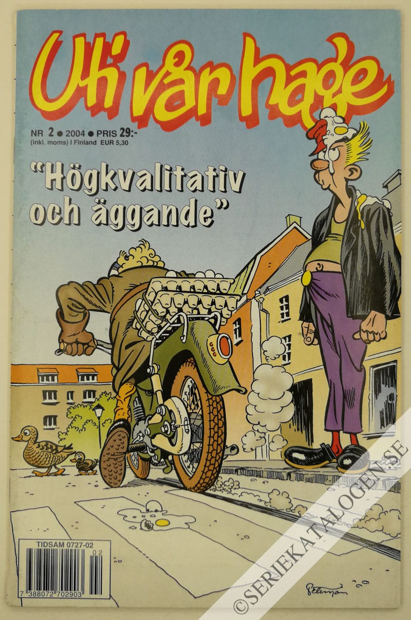 Framsida på Uti vår hage Högkvalitativ och äggande (2004)