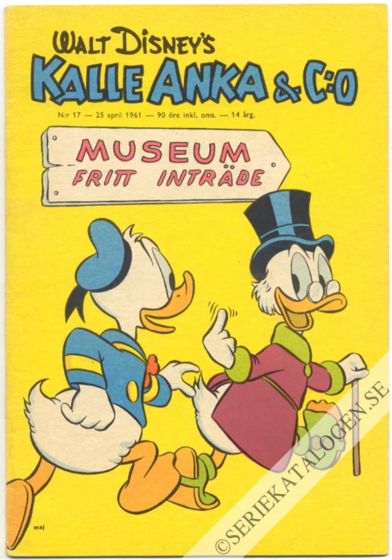 Framsida på Kalle Anka & C:o #17 (1961)