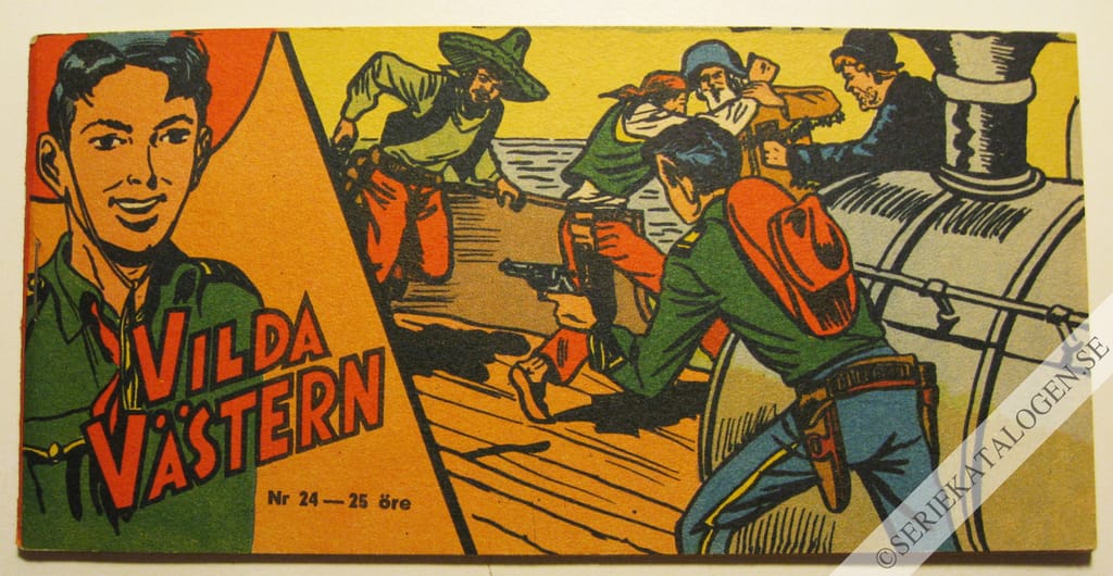 Framsida på Vilda Västern #24 (1955)
