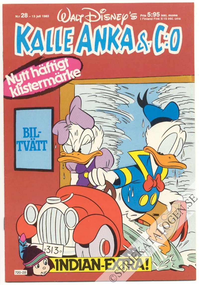 Framsida på Kalle Anka & C:o #28 (1983)